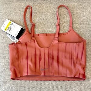 NWT Nike Women's One Sports Bra Size Small In Canyon Pink